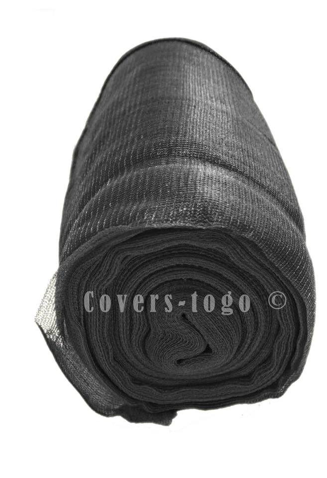 BLACK DEBRIS NETTING SCAFFOLD SHEETING GARDEN SCREEN CROP WINDBREAK 2M X 20M