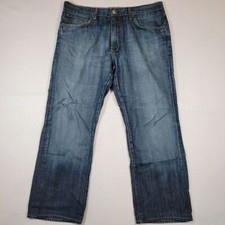 Agave Mens Jean Gringo Sand Dollar Supima Cotton Classic Straight Sz 38 (37 act)