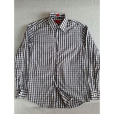 Hugo Boss Men's XL Plaid Collared Button Shirt Long Sleeve Multi-Color