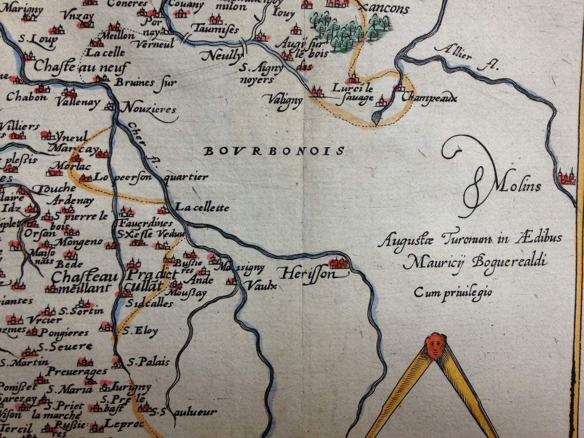 Carte du limousin Banque de photographies et d’images à haute