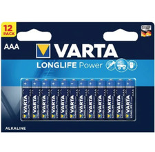 Varta AAA High Energy Battery Alkaline (Pack of 12) FREE NEXT WORKING DAY DEL !