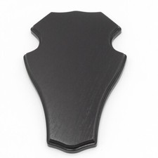 3 Stück REH Trophäenschilder Eiche Hell - 21x13 Cm Für Geweihe