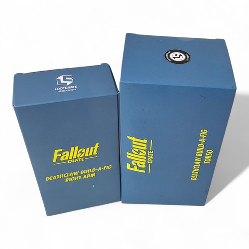 Fallout Loot Crate Deathclaw costruisci una figura braccio destro e busto 2021 Bethesda nuova con scatola - Foto 5 di 16