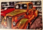Vintage Hot Rod Classic Car/Truck Tin Sign "NEW" 8" x 12"