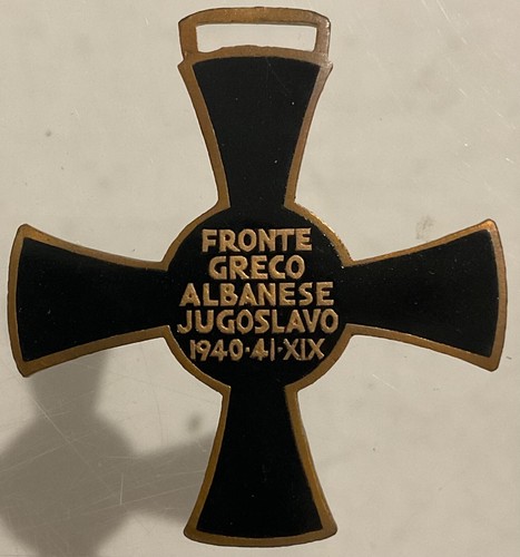 R.E. PARCO AUTOMOBILISTICO D’ALBANIA CROCE FRONTE GRECO ALBANESE JUGOSLAVO 1940 - Picture 6 of 6