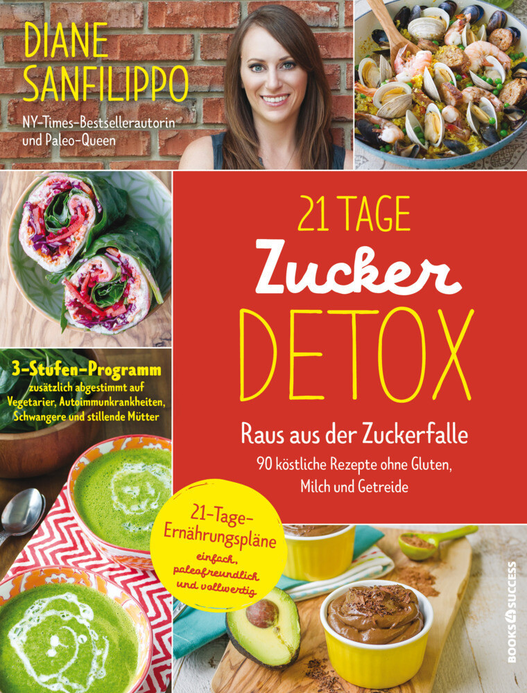 21 Tage Zucker Detox | Diane Sanfilippo | Deutsch | Taschenbuch | 247