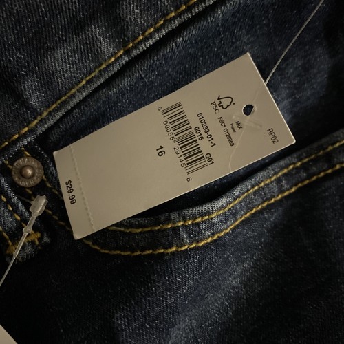Jeans ajustados relajados Old Navy 16 NUEVO - Imagen 8 de 14