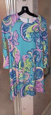 Lilly Pulitzer Dress Blue Knit size Small