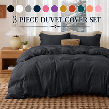 Luxury Duvet Cover Set Ultra-Soft Comforter Cover Breathable Bedding Quilt