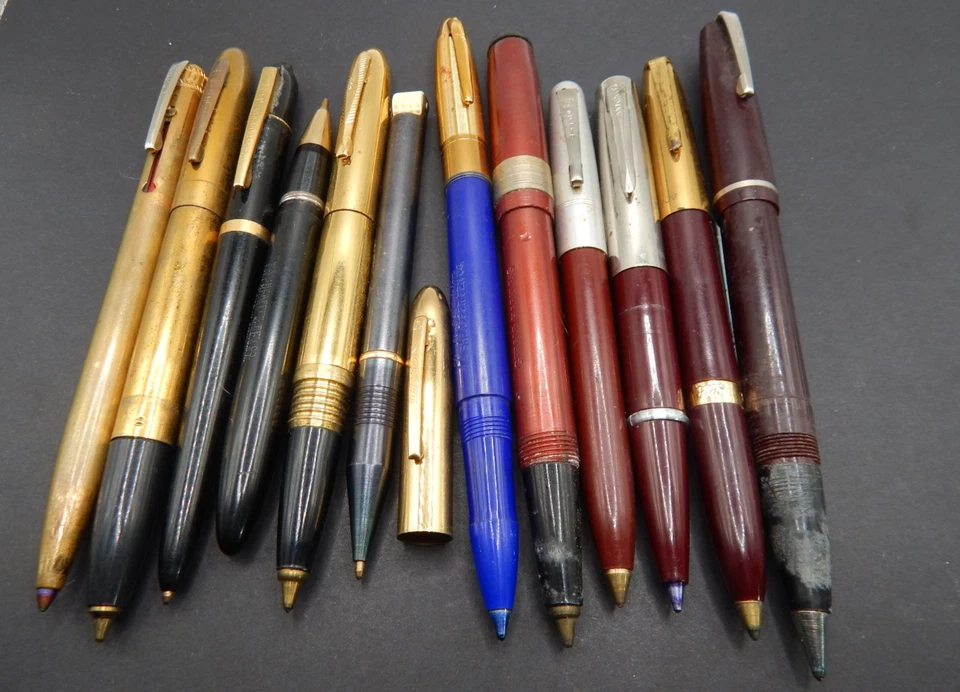 Lote de 12 piezas - Bolígrafos vintage surtidos - Piezas y reparación Foto 4 de 4