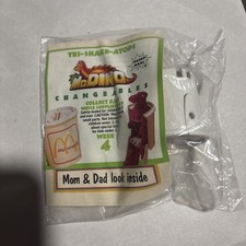1 Shake 1990 McDonald's McDino Changeables Happy Meal Toys Dinosaur Transformers