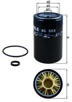 Mahle Kraftstofffilter KC 553D Anschraubfilter Mit Wasserabscheider FüR Recreo