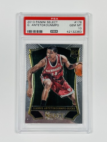 2013 PANINI SELECT GIANNIS ANTETOKOUNMPO #178 ROOKIE PSA 10