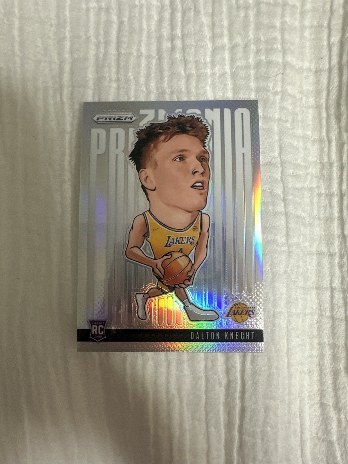 2024-25 Panini Prizm Dalton Knecht #6 RC Rookie Prizmania Case Hit SSP