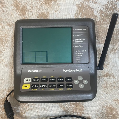 Davis Vantage Vue Wireless Console/Receiver 6250 + Power Chord - Tested Working - Picture 5 of 9
