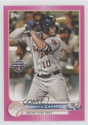 2022 Topps Pro Debut Fuchsia 49/199 Roberto Campos #PD-172 nd3