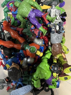 10 Random Marvel DC Ninja Turtles Action Figures Mixed Character Toy Lot