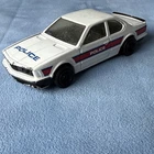 Vintage Corgi BMW TURBOS 1:43 635 CSI POLICE CAR. Good Condition/Unboxed.