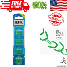 REACH Listerine Ultraclean Access Flosser Refill Heads  Dental Flossers 28 Ct