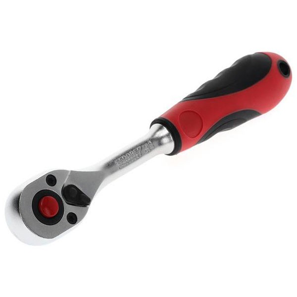 Gedore RED 2K Reversible Ratchet 1/4"" length 150 mm