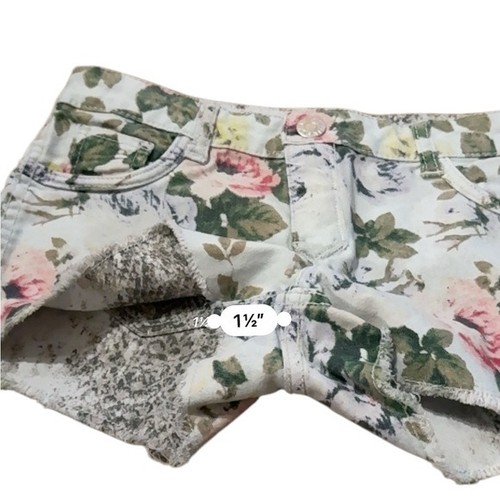 Pantalones Cortos FlipSide Para Mujer Talla 27 Reversibles Piel de Serpiente Estampado Floral Tiro Bajo Corte - Imagen 10 de 10