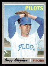 1970 TOPPS BUZZ STEPHEN 533 VG RC BASEBALL SEATTLE PILOTS