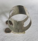 Vintage Nickle Silver Ligature & Cap for Tenor Sax Hard Rubber Mouthpiece  — photo 7