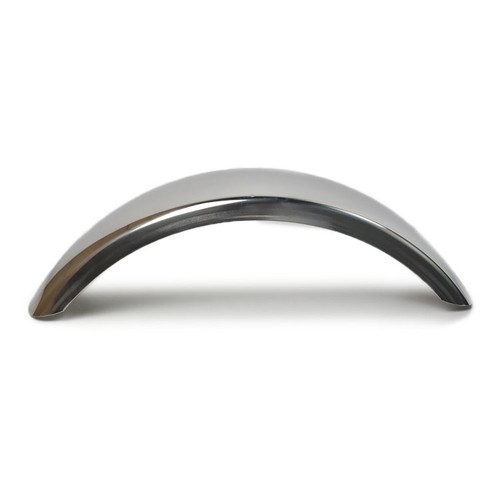 Cafe-Racer Kotflügel VA 160mm hinten Rear Fender Edelstahl poliert Classic Bike - Picture 3 of 4