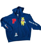 Adult Winnie The Pooh Zip Up Hoodie XL