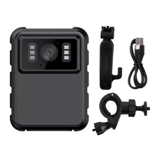 HD 2K Mini Camera Video Audio Body Recorder IR Night Vision 2.0" HD Screen