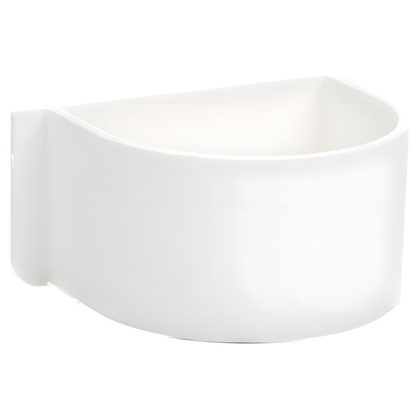 Nobby Papageiennapf Oval Weiß 7,5X8,7Cm Futter- & Wassernapf FüR VöGel-image