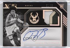 2022-23 Panini Noir Rookie B&W 81/99 MarJon Beauchamp #306 Patch Auto 10qe