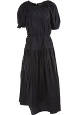 ULLA JOHNSON BLUE COTTON MAXI DRESS XSMALL