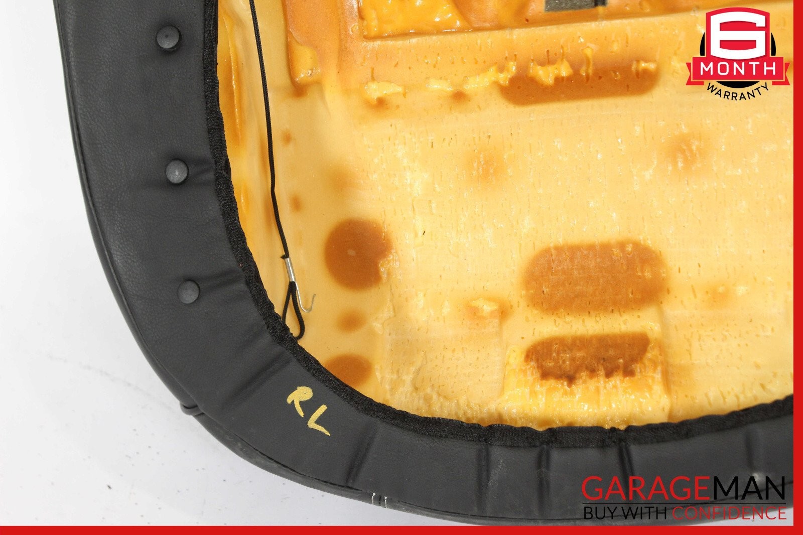 03-08 Maserati Quattroporte M139 Rear Left Side Lower Bottom Seat Cushion OEM