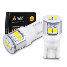 194 168 LED Bulbs, T10 Wedge Super Bright 12V 2825 W5W 175 White License,