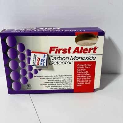  First Alert Carbon Monoxide Detector FACO White New
