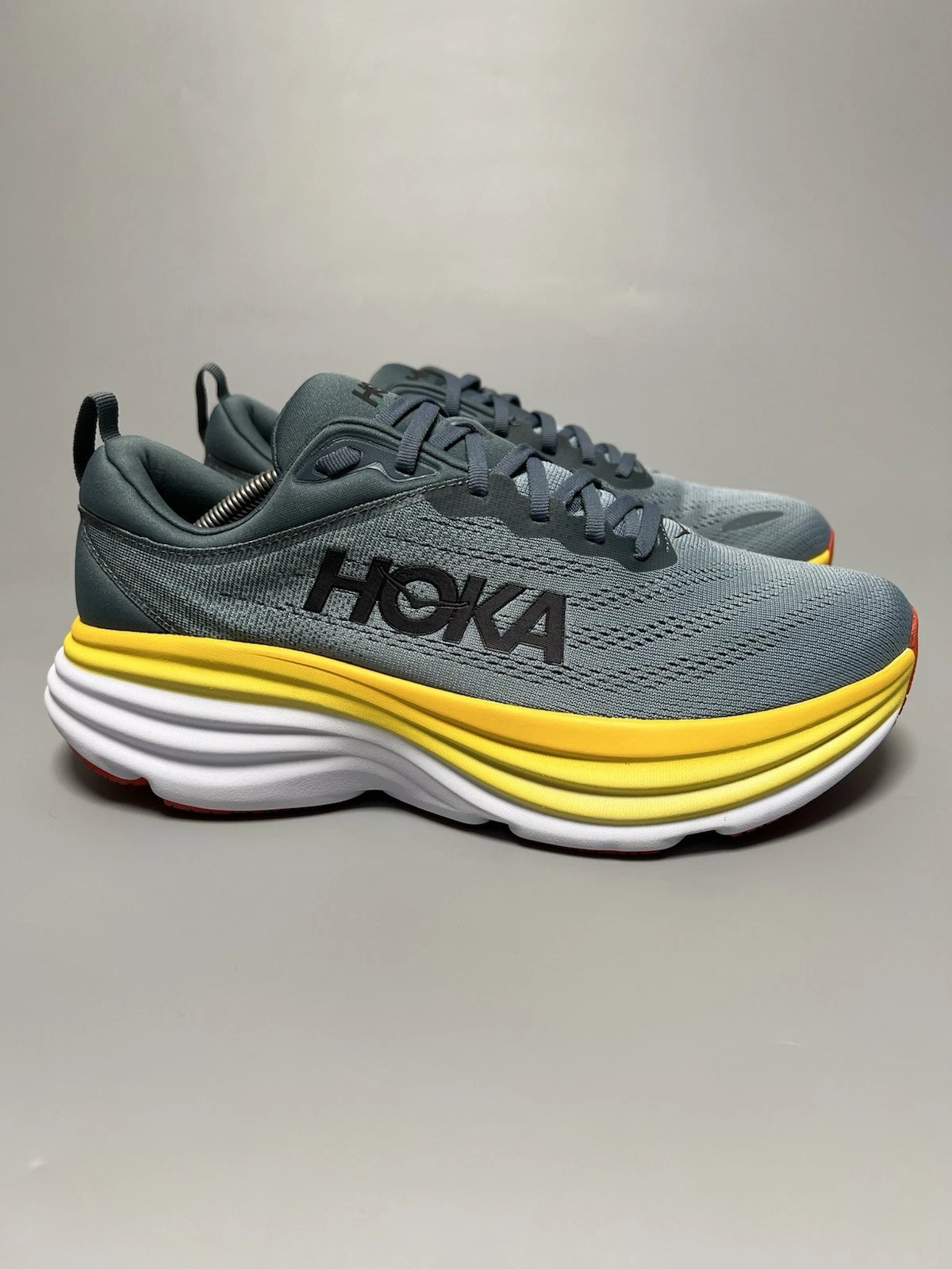 Scarpe da corsa US 10 EE Hoka One One Bondi 8 larghe da uomo palestra passeggio 1127953 GBMS