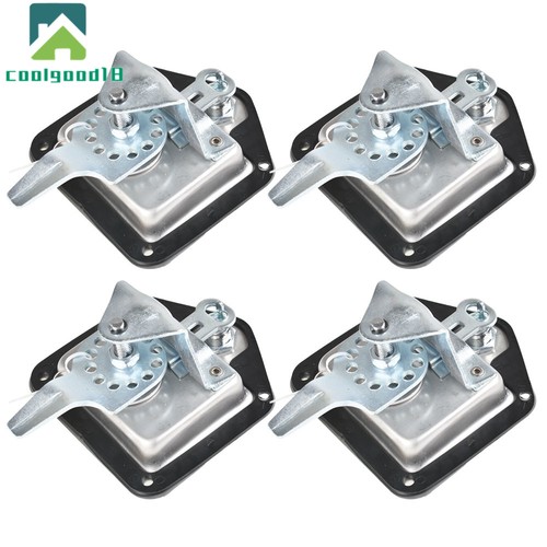 4 x Folding T-handle Locks Tool Box Lock RV Door Latch w/2 Keys Stainless Steel - Picture 3 of 13