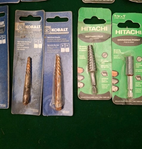 Kobalt Tap Wrench Extractors Tap Bit,Hitachi Grinding Points. (10) Pc. - Picture 4 of 12