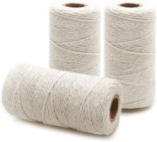 984 Feet Cotton Twine Natural Jute Twine Packing Twines Bakers Twine Beige Tw...