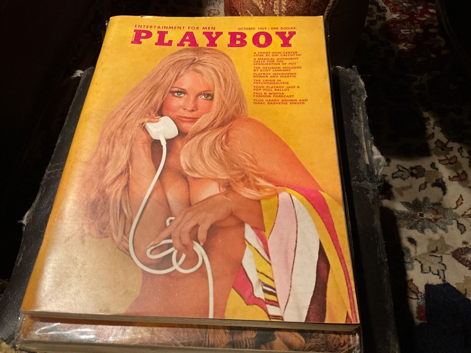 Playboy Magazine October 1969, Phyliss Wheatley Centerfold, Very Good