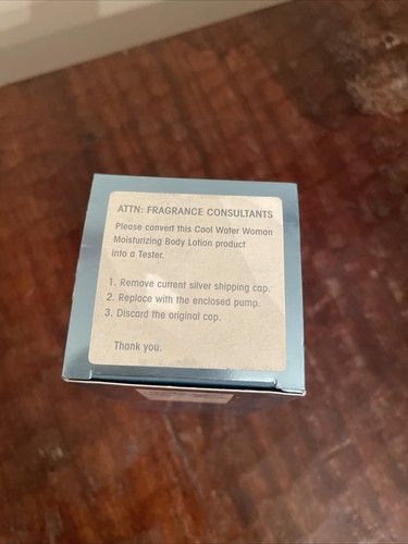 Davidoff Cool Water Woman MOISTURIZING BODY LOTION 200 ml NEW w/Box tester - Picture 5 of 6