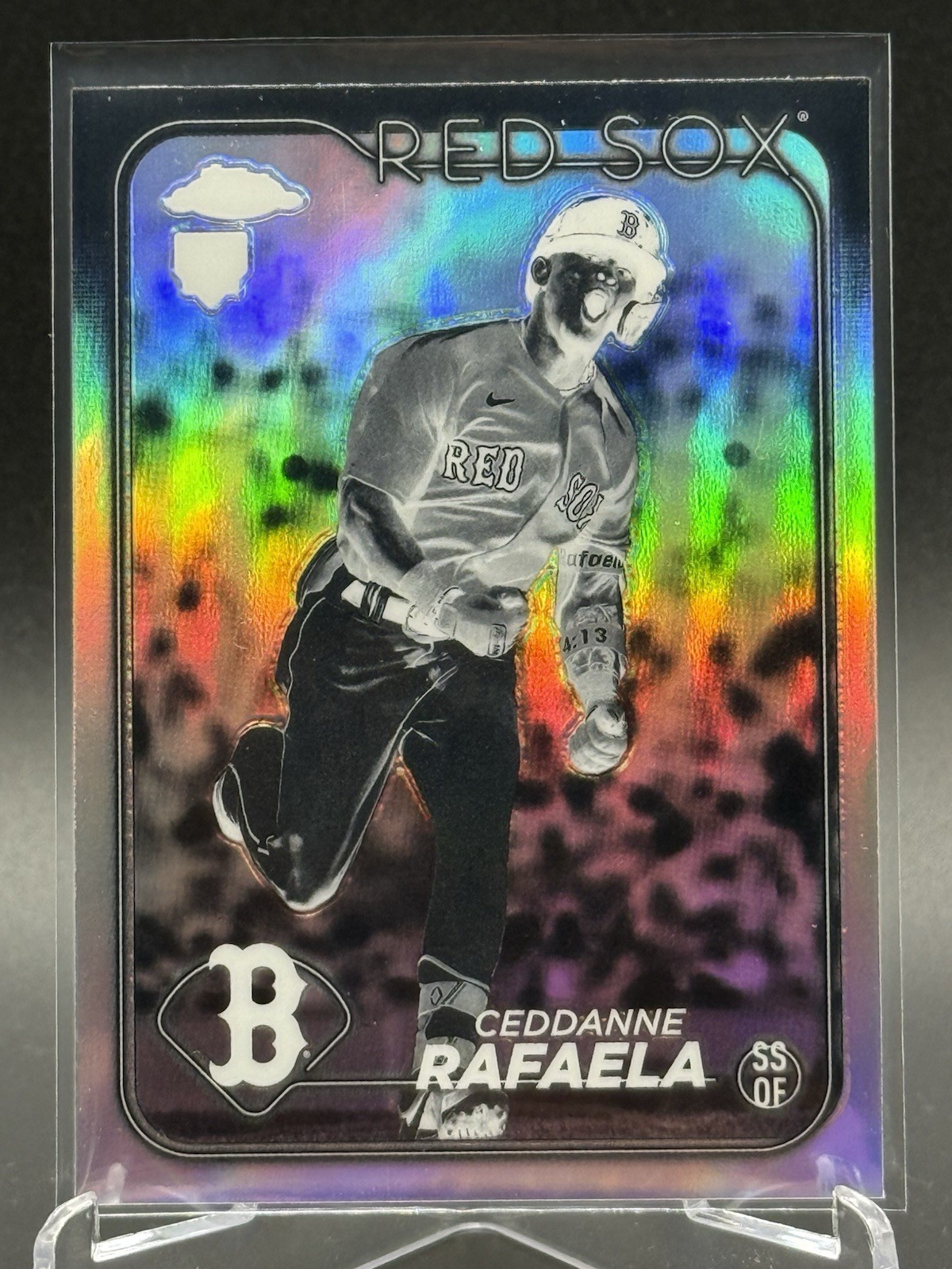 2024 Topps Chrome CEDDANNE RAFAELA Negative Refractor #118 (RC)