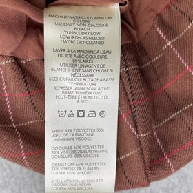 NWT Free People Saturn Brown Plaid Bubble Mini Skirt 12 Dark Academia Low Rise