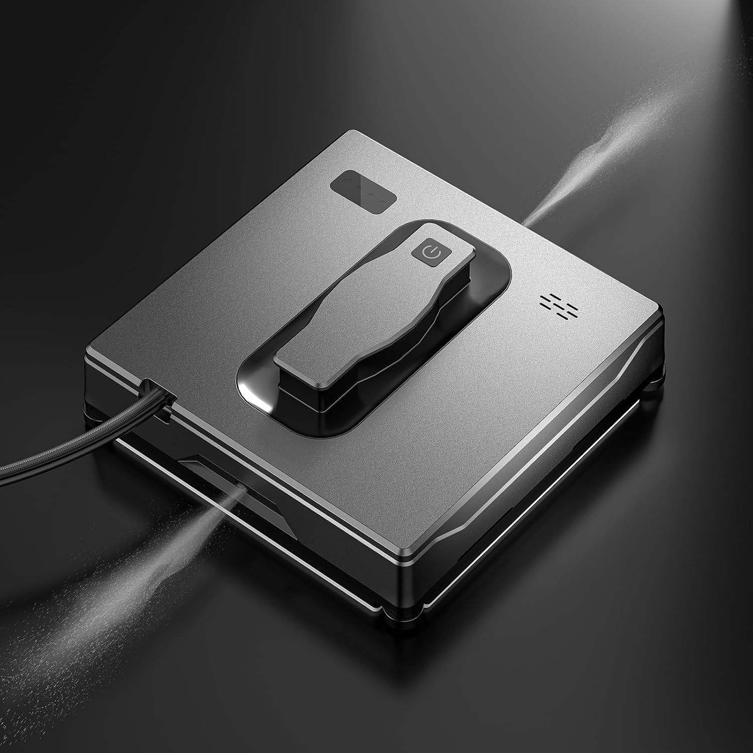 Lave-vitres automatique intelligent à double spray pour baies vitrées inaccessibles