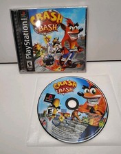 Crash Bash Sony Playstation 1 PS1 Complete Black Label Bandicoot Clean Disc VGC
