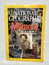 National Geographic November 2007 "Memory" Why We Remember, why We Forget
