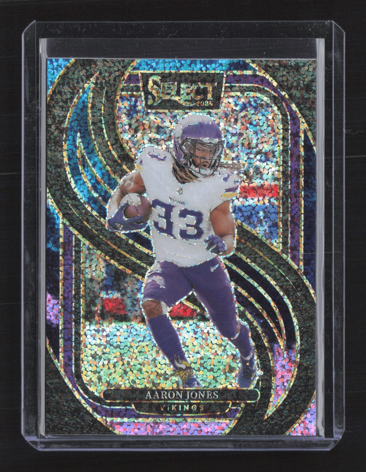 2024 Panini Select #102 Aaron Jones Cosmic Prizm
