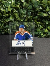 2025 Leaf Paul Coffey 1/1 Autograph Oilers HOF Clear Cut SSP