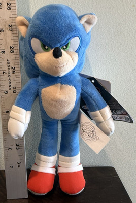 Sonic The Hedgehog 3 Movie Plush Sonic 10  Jakks
